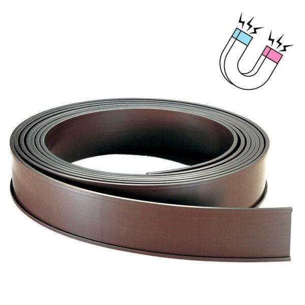 FRANKEN Etikettenhalter magnetisch braun 100,0 x 4,0 cm, 1 St.