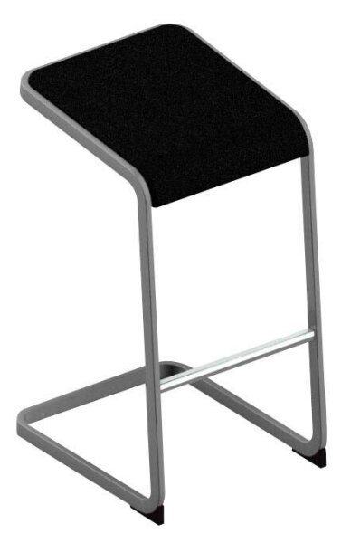 Quadrifoglio Barhocker C-STOOL OCSTOA01/2M6O schwarz, 1 St.