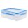 emsa Frischhaltedosen CLIP & CLOSE 7,7 cm hoch transparent 2x 0,6 l, 2 St.