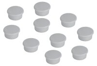 FRANKEN Haftmagnet Magnete grau, Kunststoff Ø 1,3...