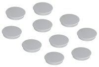 FRANKEN Haftmagnet Magnete grau, Kunststoff Ø 3,2...