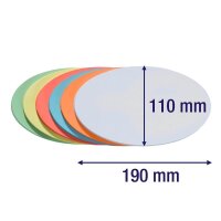 FRANKEN Moderationskarten farbsortiert 11,0 x 19,0 cm,...