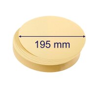 FRANKEN Moderationskarten gelb Ø 19,5 cm, 500 St.