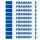 FRANKEN Whiteboard-Marker blau 2,0 - 6,0 mm, 10 St.