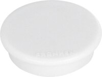 FRANKEN Magnet weiß, Kunststoff Ø 3,8 cm, 10...