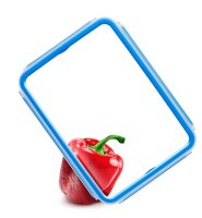 emsa Frischhaltedosen CLIP & CLOSE 5,8 cm hoch transparent 3x 1,2 l, 3 St.