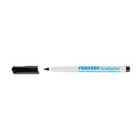 FRANKEN Whiteboard- und Flipchart-Marker schwarz 1,0 -...