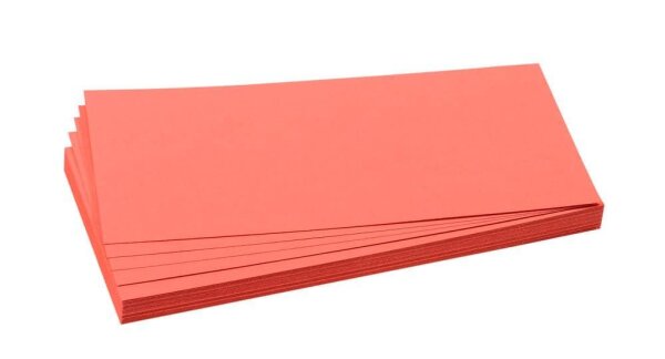 FRANKEN Moderationskarten rot 9,5 x 20,5 cm, 500 Blatt