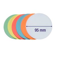 FRANKEN Moderationskarten farbsortiert Ø 9,5 cm,...