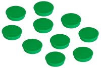 FRANKEN Magnet grün, Kunststoff Ø 3,8 cm, 10 St.