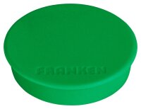 FRANKEN Magnet grün, Kunststoff Ø 3,8 cm, 10 St.