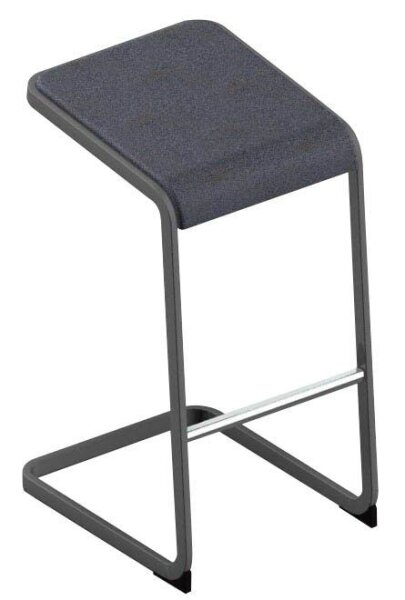 Quadrifoglio Barhocker C-STOOL OCSTOA01/2HAG anthrazit, 1 St.