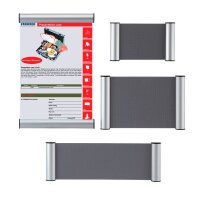 FRANKEN Türschild Aluminium silber 24,0 x 15,5 cm, 1 St.