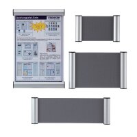 FRANKEN Türschild Aluminium silber 24,0 x 15,5 cm, 1 St.