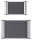 FRANKEN Türschild Aluminium silber 24,0 x 15,5 cm, 1 St.