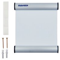 FRANKEN Türschild Aluminium silber 14,8 x 14,8 cm, 1...