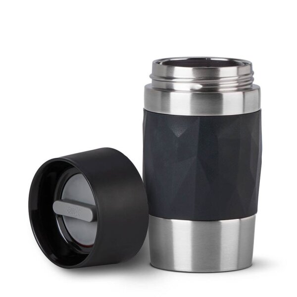 emsa Isolierbecher Travel Mug Compact schwarz 300,0 ml, 1 St.