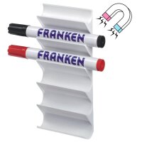 FRANKEN Stiftehalter weiß Acryl 6 Fächer 7,5 x...
