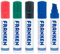 FRANKEN Jumbo Whiteboard-Marker farbsortiert 4,0 - 12,0...