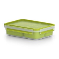 emsa Lunchbox CLIP & GO transparent 1,2 l, 1 St.