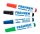 FRANKEN Flipchart-Marker farbsortiert 2,0 - 6,0 mm, 4 St.