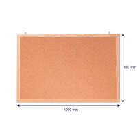 FRANKEN Pinnwand 100,0 x 60,0 cm Kork braun
