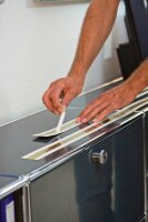 FRANKEN PRO Magnetleiste silber 6,0 cm x 3,0 m, 1 St.