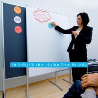 FRANKEN Moderationswand PRO 120,0 x 150,0 cm blau