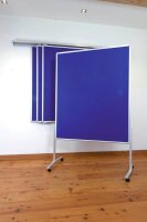 FRANKEN Moderationswand PRO 120,0 x 150,0 cm blau