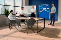 FRANKEN Moderationswand PRO 120,0 x 150,0 cm blau
