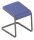 Quadrifoglio Büro-Sitzhocker C-STOOL OCSTOB01/3MAX hellblau, 1 St.