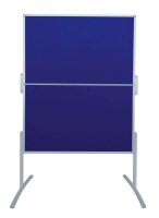FRANKEN Moderationswand PRO klappbar 120,0 x 150,0 cm blau