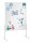 FRANKEN mobiles Whiteboard X-tra!Line 120,0 x 150,0 cm weiß lackierter Stahl