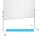 FRANKEN mobiles Whiteboard X-tra!Line 120,0 x 150,0 cm weiß lackierter Stahl