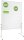FRANKEN Moderationswand U-Act!Line® 120,0 x 150,0 cm weiß