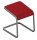 Quadrifoglio Büro-Sitzhocker C-STOOL OCSTOB01/34QI rot, 1 St.