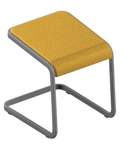 Quadrifoglio Büro-Sitzhocker C-STOOL OCSTOB01/35RA gelb, 1 St.
