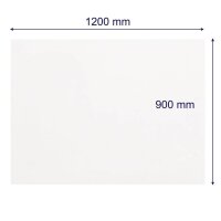 FRANKEN Glas-Magnettafel 120,0 x 90,0 cm weiß
