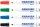 FRANKEN KombiMarker® Whiteboard-Marker farbsortiert 1,0 - 3,0 mm, 4 St.