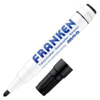 FRANKEN KombiMarker® Whiteboard-Marker schwarz 1,0 -...
