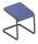 Quadrifoglio Büro-Sitzhocker C-STOOL OCSTOB01/3MB5 hellblau, 1 St.