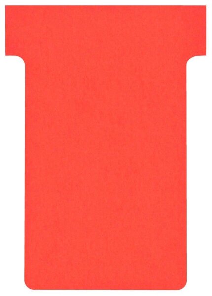 FRANKEN TK101 Größe 1 T-Steckkarten rot, 100 St.