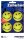 FRANKEN Happy Magnets Magnete Motiv, Kunststoff Ø 4,0 cm, 4 St.