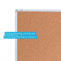 FRANKEN Moderationswand PRO 120,0 x 150,0 cm braun