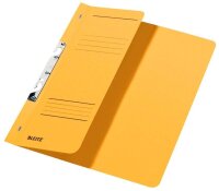 LEITZ Einhakhefter 3744 Karton gelb DIN A4, halber...