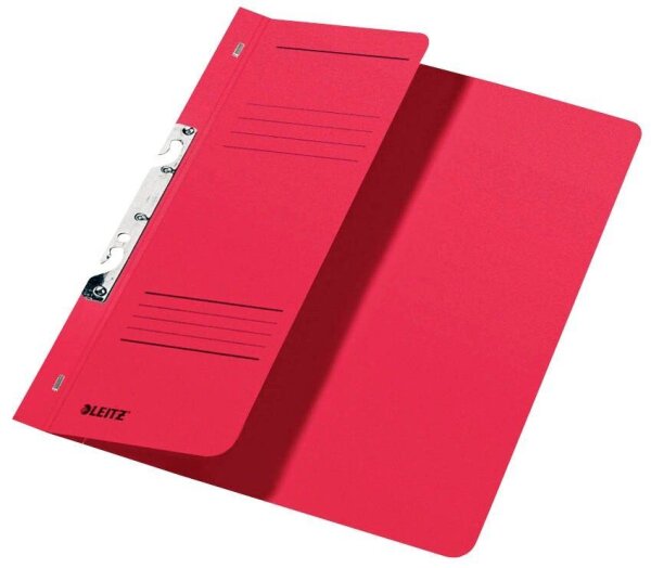 LEITZ Einhakhefter 3744 Karton rot DIN A4, halber Deckel, 1 St.
