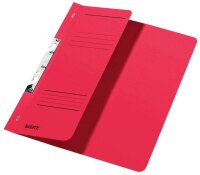 LEITZ Einhakhefter 3744 Karton rot DIN A4, halber Deckel,...