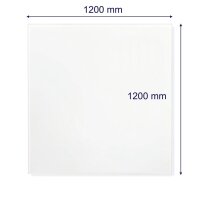FRANKEN Glas-Magnettafel 120,0 x 120,0 cm weiß