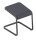 Quadrifoglio Büro-Sitzhocker C-STOOL OCSTOB01/2HAG anthrazit, 1 St.
