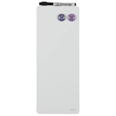 nobo Glas-Magnettafel Mini 14,0 x 36,5 cm weiß
